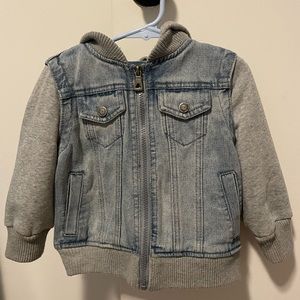 Urban Republic Jeans Jacket with Removable Hood Toddler Boys size 2T